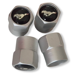 Tapones de válvula con caballo Ford Mustang, 4uds. 64-73