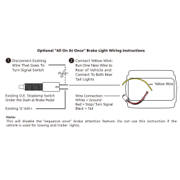 Luces traseras 64-66 LED secuenciales, par