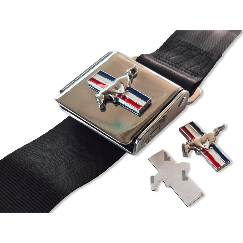 Centuri de siguranță, pereche, negre +cal 64-73