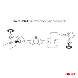 Terminație țeavă eșapament 3" pentru țeavă 48-65mm Oblică