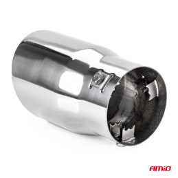 Auspuffblende 3" für 48-65mm Rohr Schräg