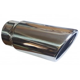 3" exhaust tip for 2" pipe, slanted