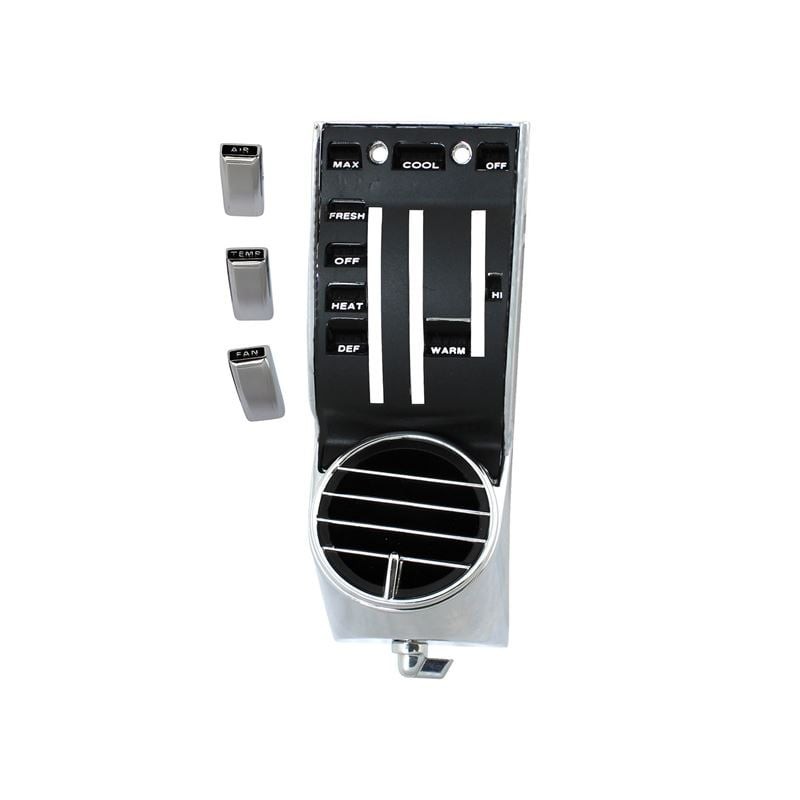 Left air conditioning blowing grille, black 68
