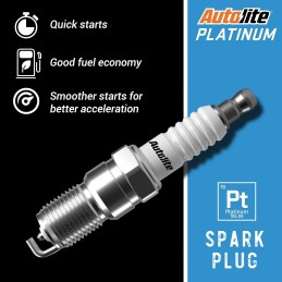 Bougie d'allumage, platine Autolite P45