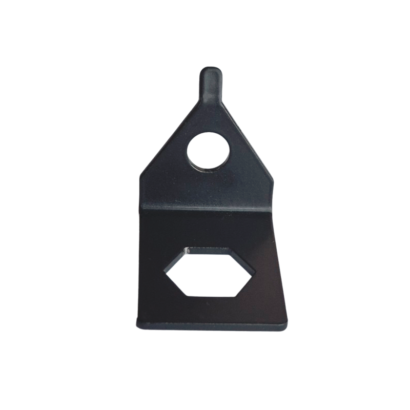 Brake hose mounting bracket to frame rail 67-70