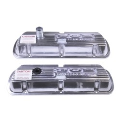 Polished aluminum valve caps 302, 64-73
