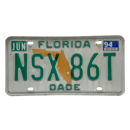 Florida license plate