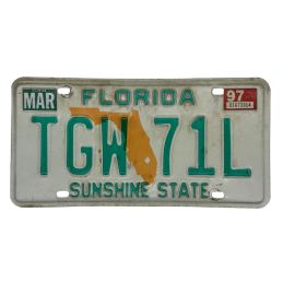 Florida license plate