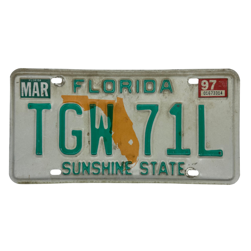 Florida license plate Florida license plate
