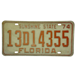 Florida license plate