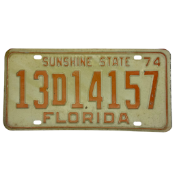 Florida license plate