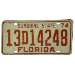 Florida license plate