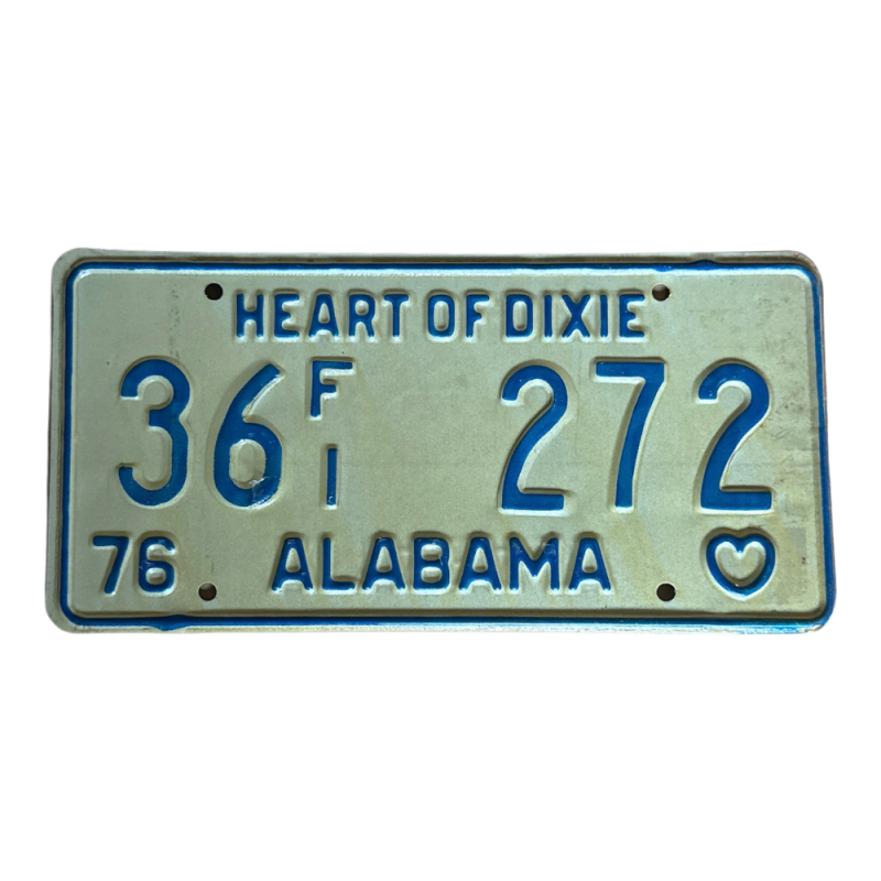 Alabama license plate Alabama license plate