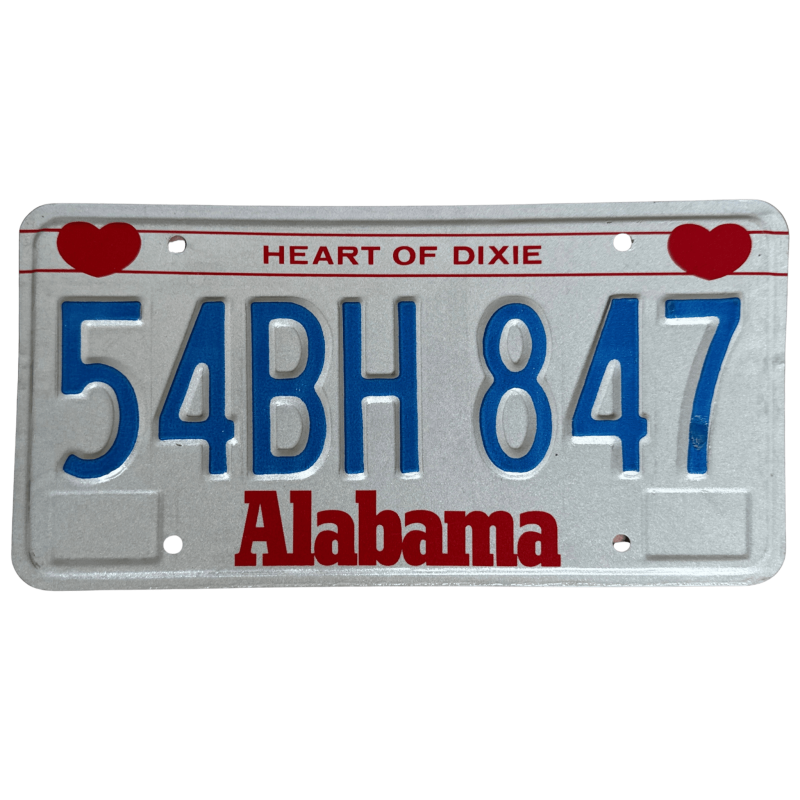 Tablica rejestracyjna Alabama Tablica rejestracyjna Alabama
