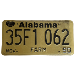 Tablica rejestracyjna Alabama