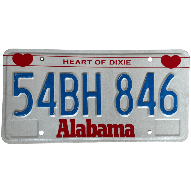 Tablica rejestracyjna Alabama Tablica rejestracyjna Alabama