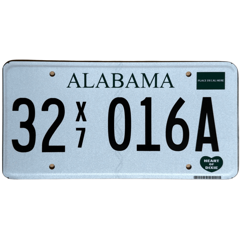 Tablica rejestracyjna Alabama Tablica rejestracyjna Alabama