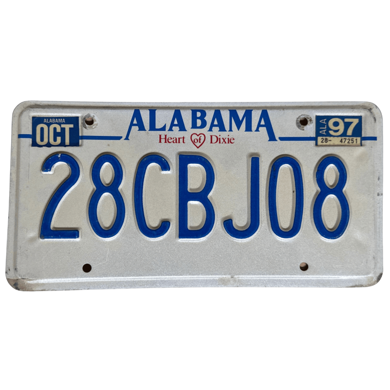 Tablica rejestracyjna Alabama