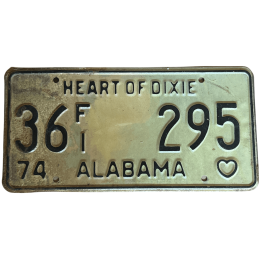 Tablica rejestracyjna Alabama