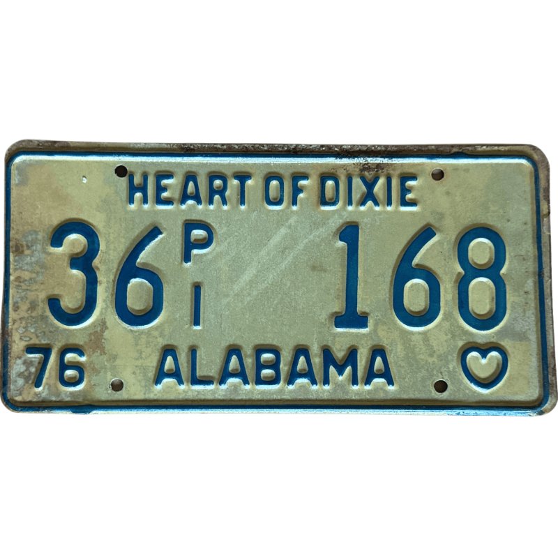 Alabama license plate Alabama license plate