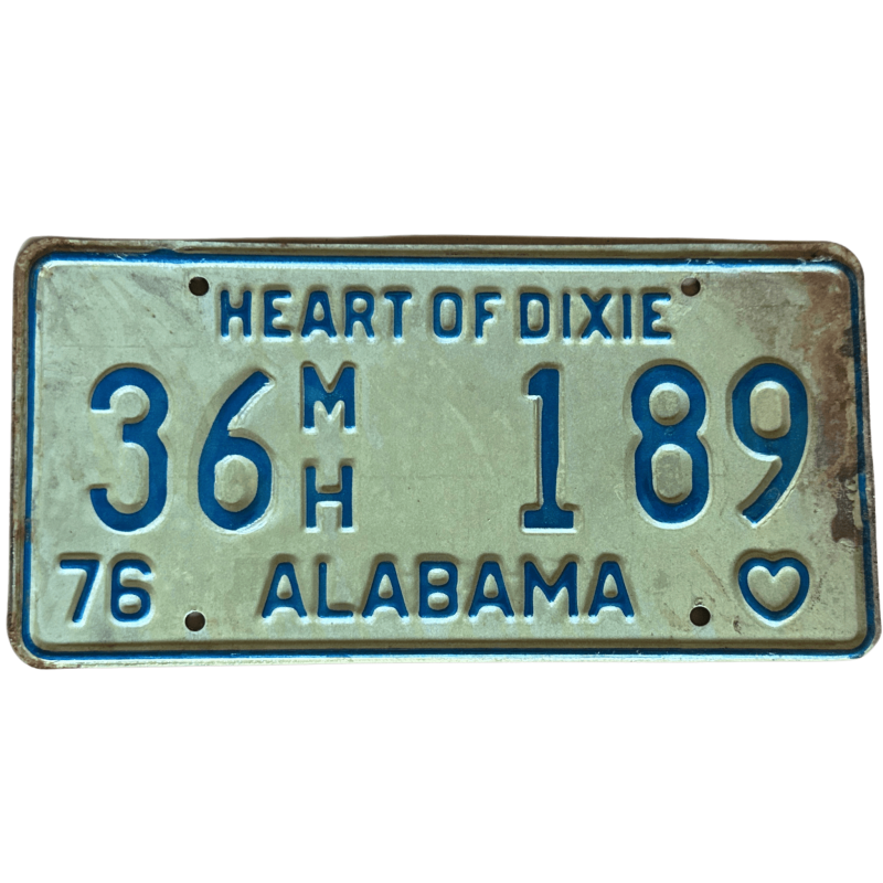 Alabama -Nummernschild