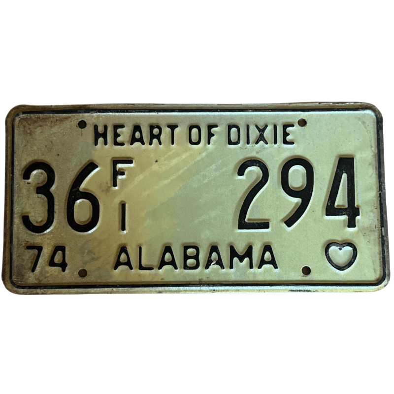 Plaque d'immatriculation de l'Alabama Plaque d'immatriculation de l'Alabama