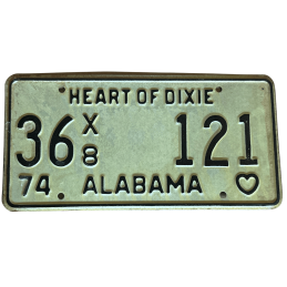 Tablica rejestracyjna Alabama