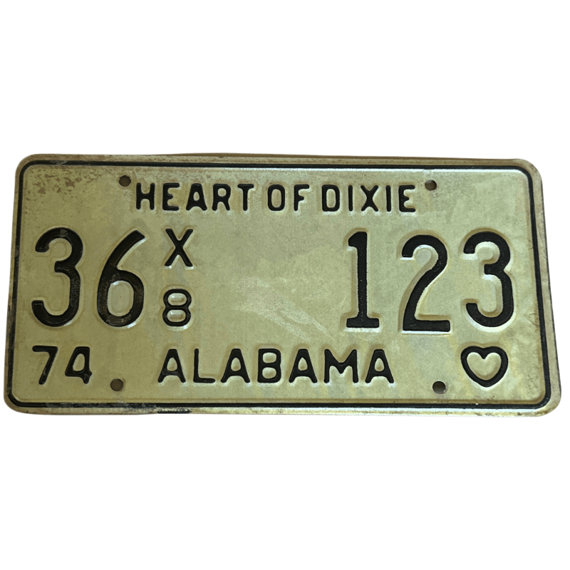 Tablica rejestracyjna Alabama Tablica rejestracyjna Alabama
