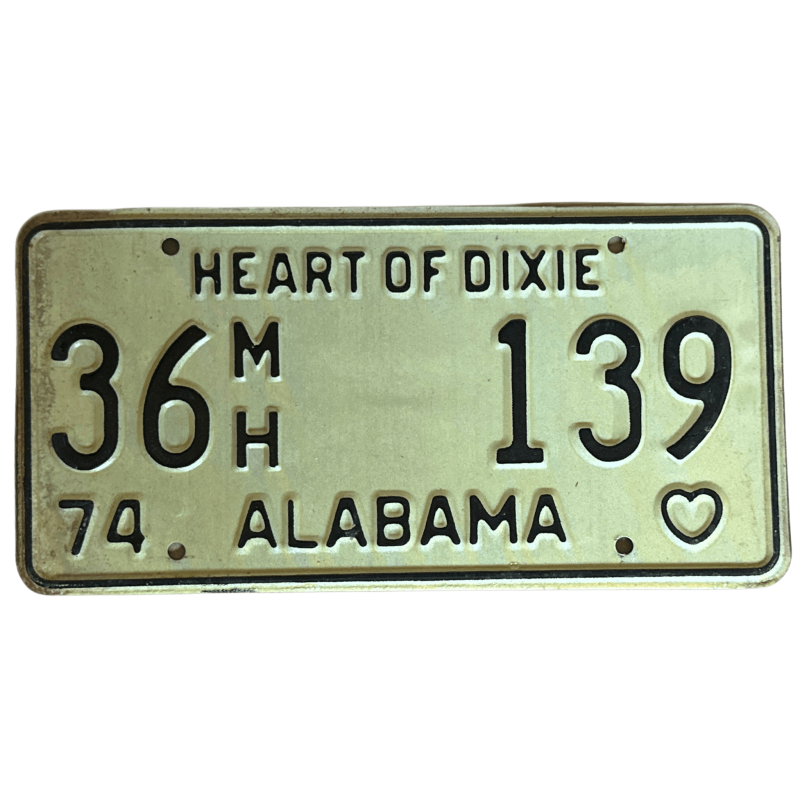 Alabama -Nummernschild