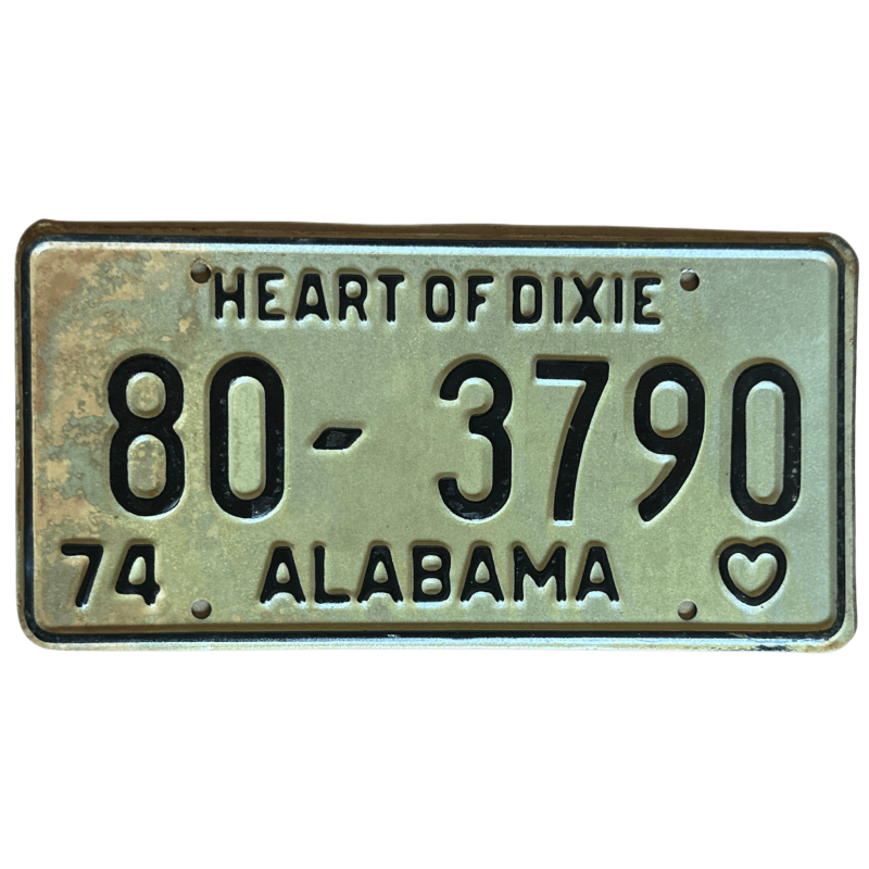 Alabama license plate Alabama license plate
