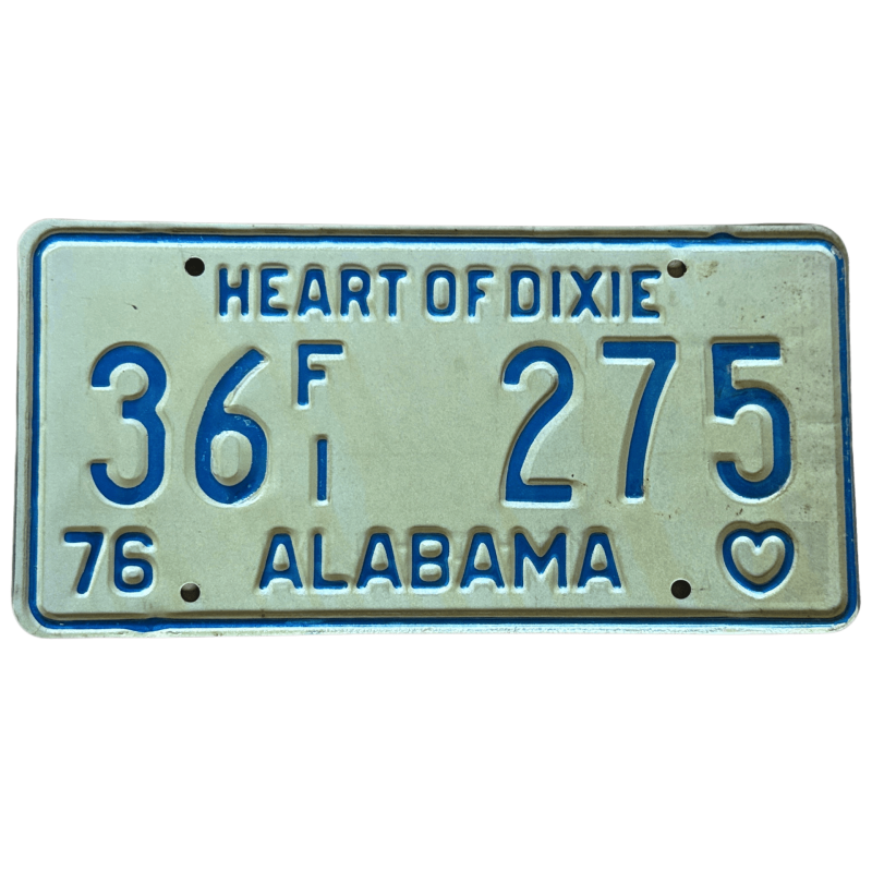 Placa de Alabama