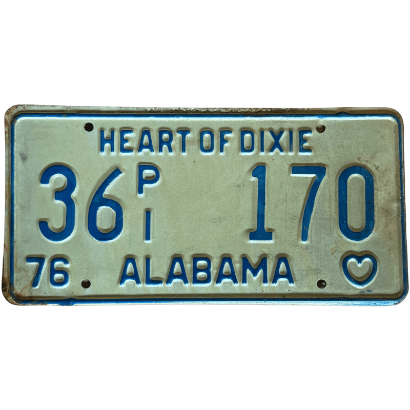 Alabama license plate Alabama license plate