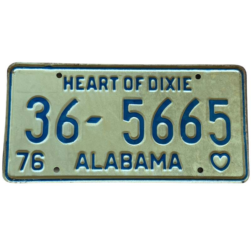 Alabama -Nummernschild