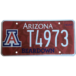 Tablica rejestracyjna Arizona