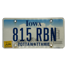 Tablica rejestracyjna Iowa