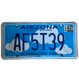 Arizona license plate