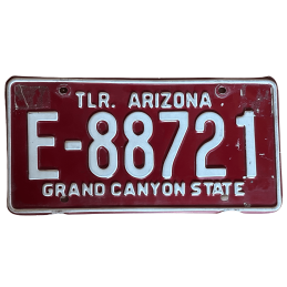 Arizona license plate