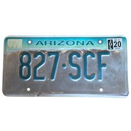 Arizona license plate