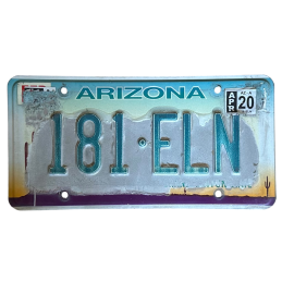 Arizona license plate