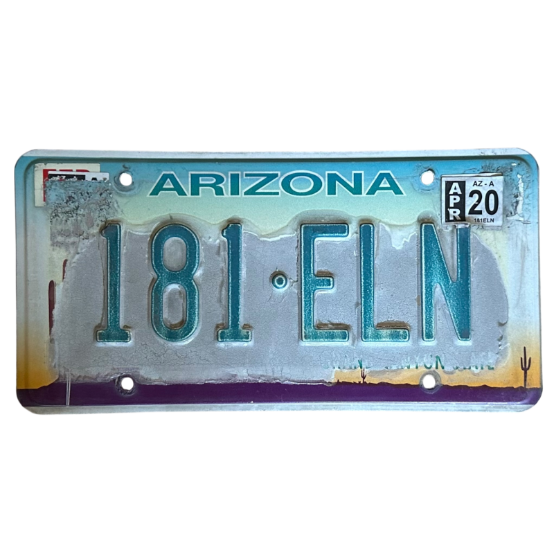 Arizona -Nummernschild Arizona -Nummernschild