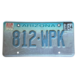 Arizona license plate