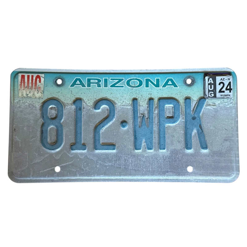 Arizonos valstybinio numerio ženklas Arizonos valstybinio numerio ženklas