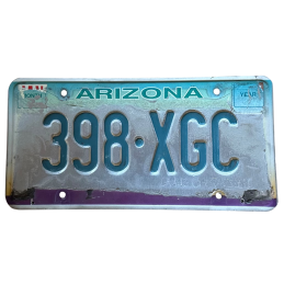 Arizona license plate
