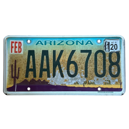 Arizona license plate