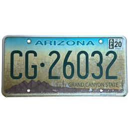 Arizona license plate