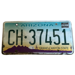 Arizona license plate