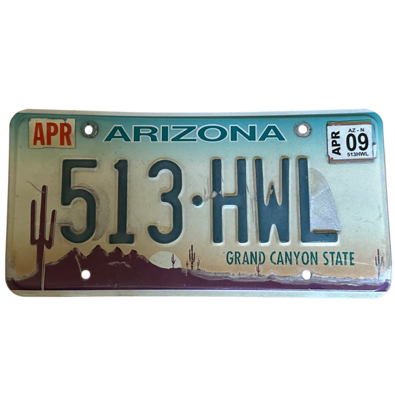 Placa de Arizona Placa de Arizona
