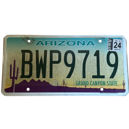 Arizona license plate