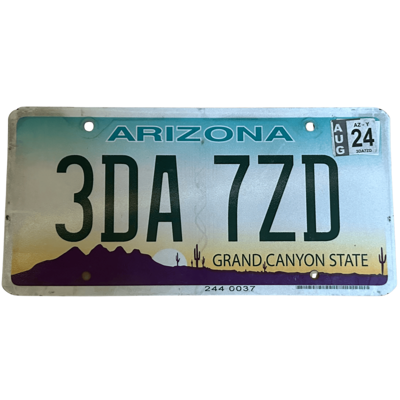 Placa de Arizona Placa de Arizona