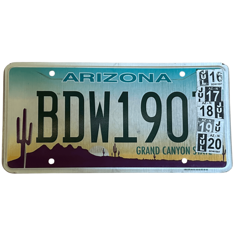 Arizona -Nummernschild Arizona -Nummernschild